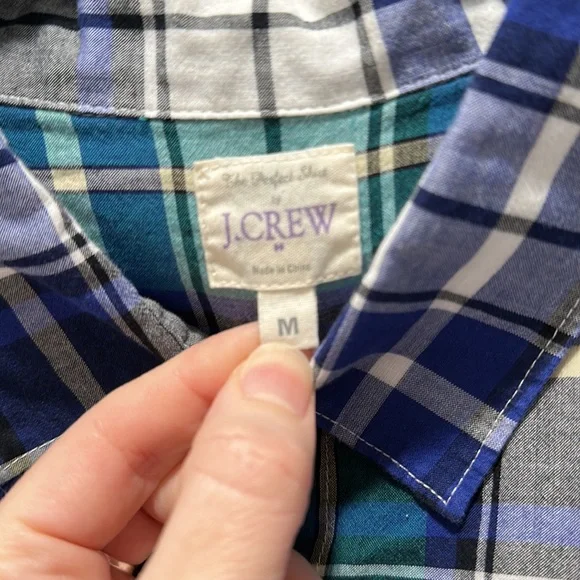 J Crew plaid button down shirt - Picture 3 of 5